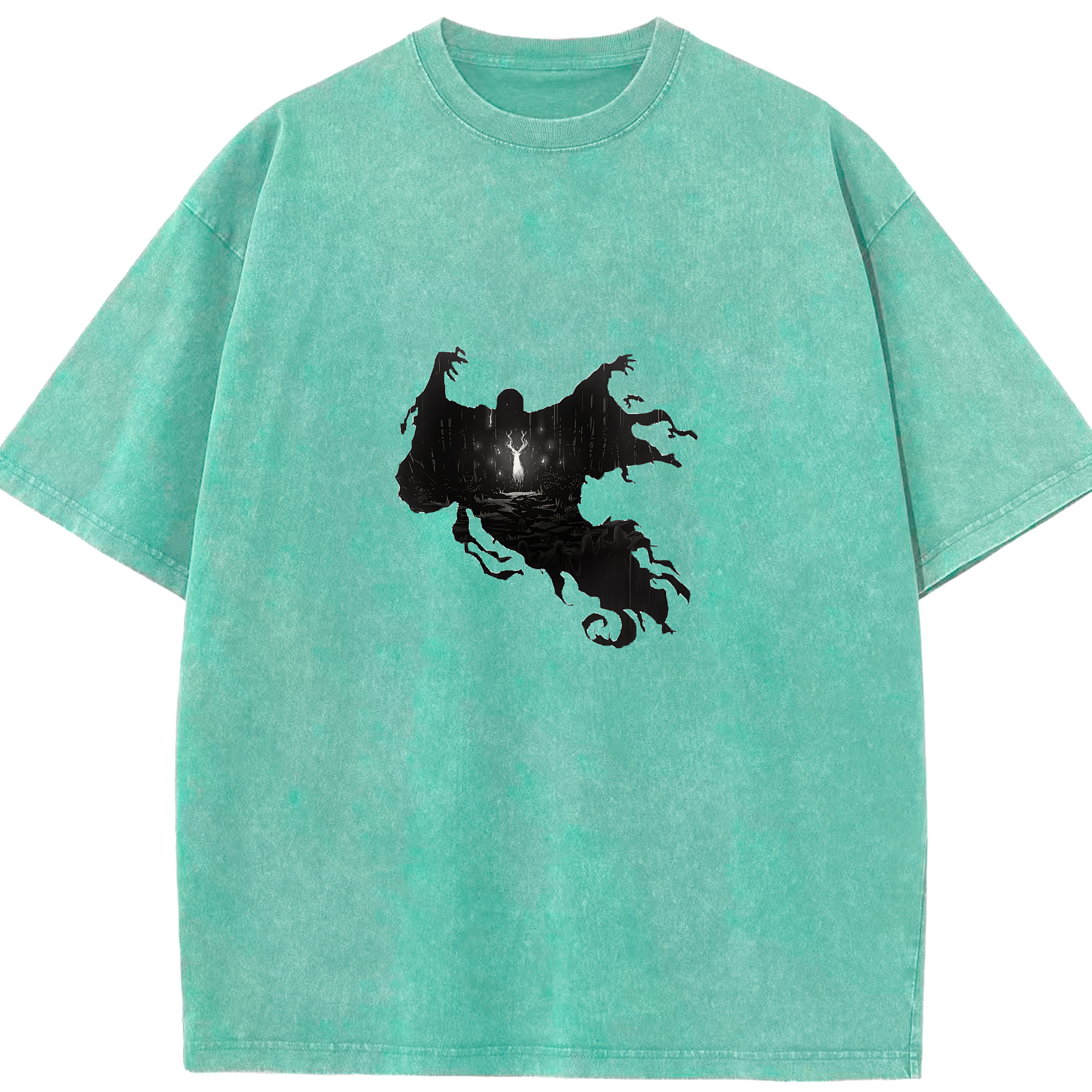 （画像用） Harry Potter ハリー・ポッターシリーズ 綿100% ヴィンテージ風 半袖Tシャツ（フロントプリント）